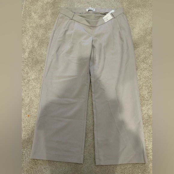 Abercrombie & Fitch Maternity Wide Leg Trouser pants size 28/6 short NWT